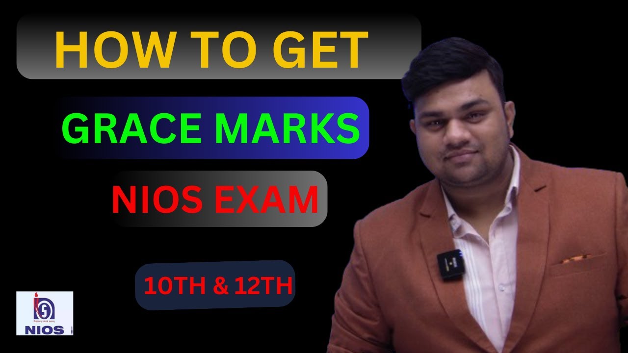 how to get grace marks in nios | how to pass in april 2024 | how to write nios exam | Verma academy