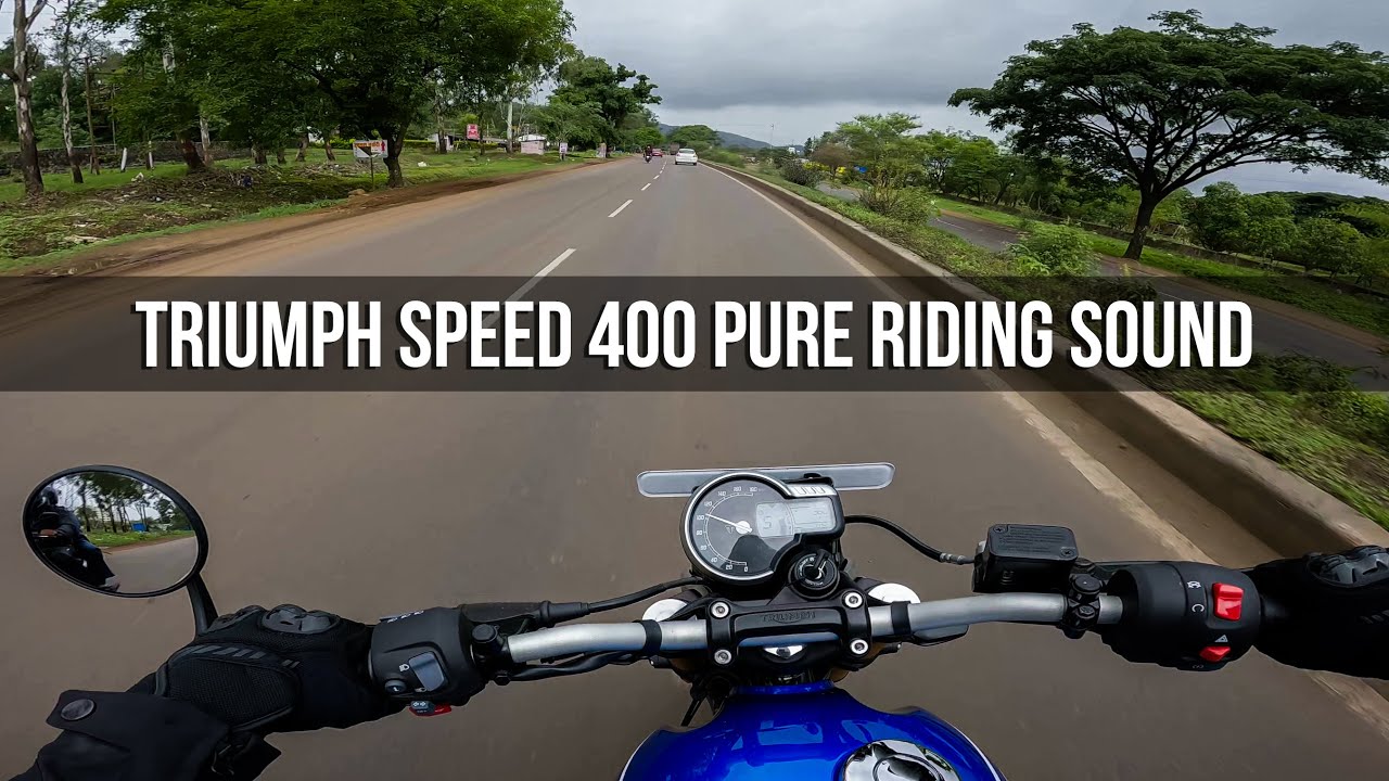 Triumph Speed 400 Pure Riding Sound | Moto ASMR