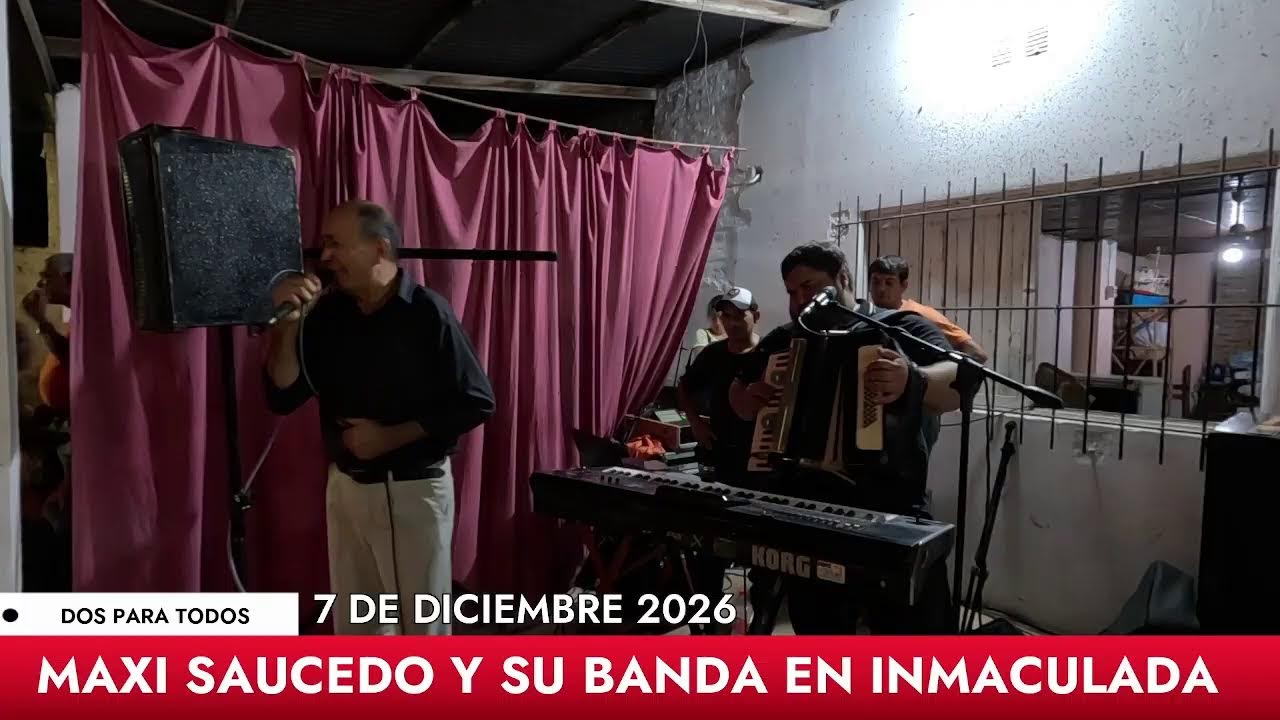 MAXI SAUCEDO Y EL FLACO, EN LA FIESTA DE INMACULADA 2025