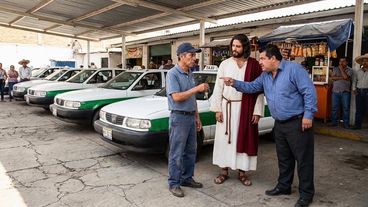 EL TAXISTA RECOGIÓ A JESÚS EN LA CARRETERA Y ESCUCHO ESTAS PALABRAS QUE LO SORPRENDIERON