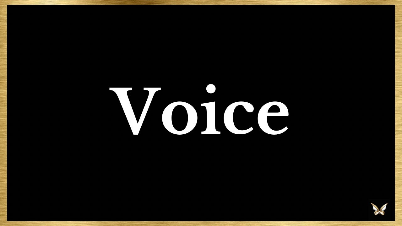 Voice | The Sound of Your Truth 