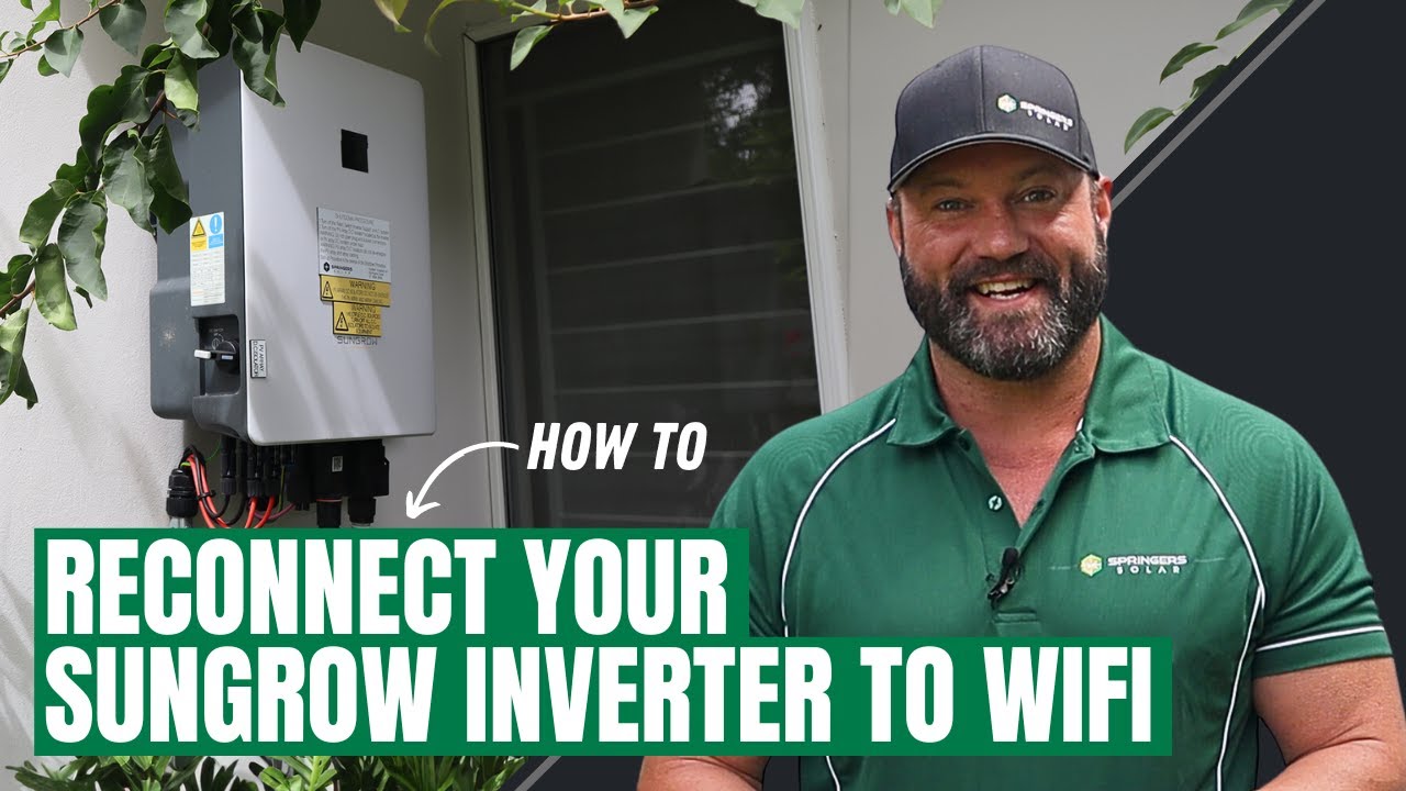 How to Reconnect Your Sungrow Inverter to WiFi