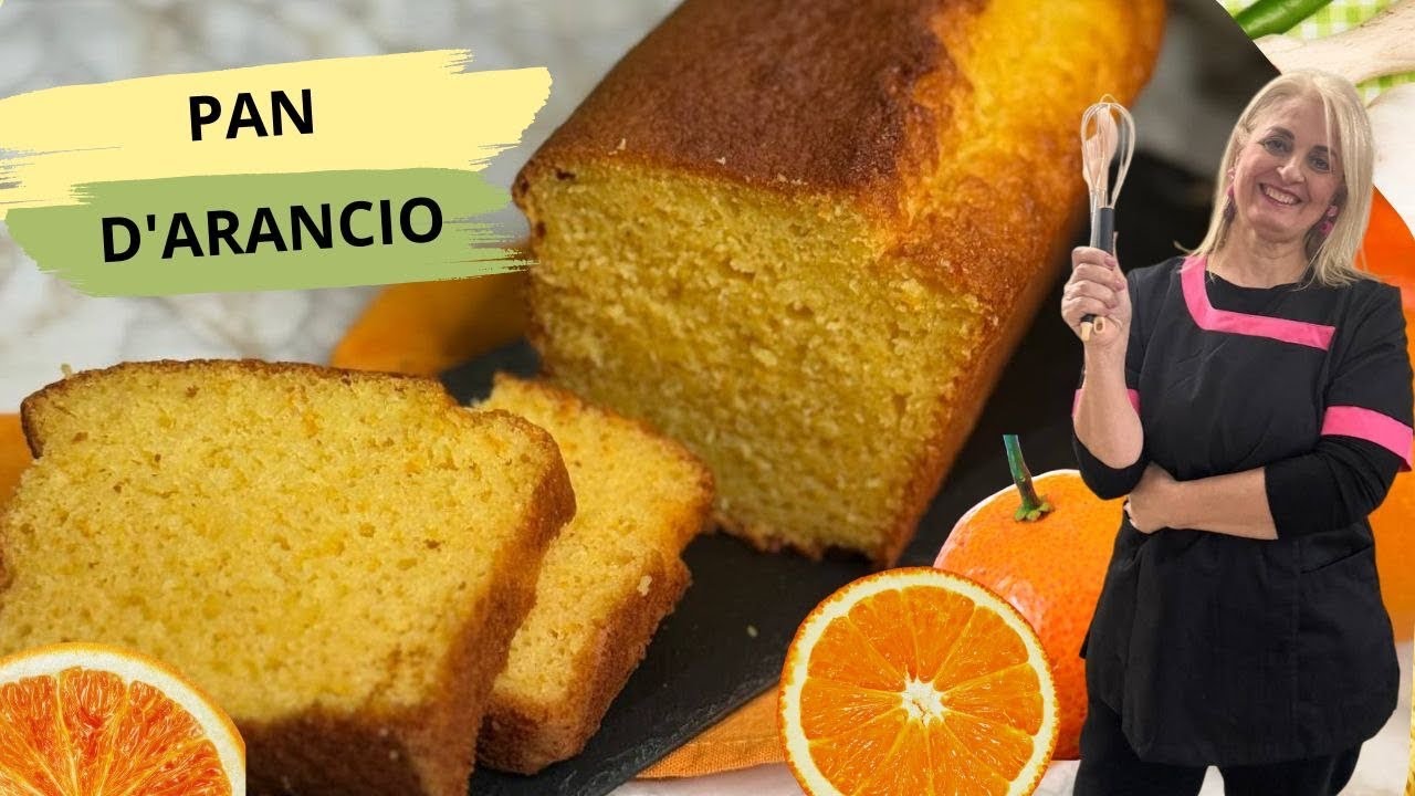 PAN D ARANCIO IN 5 minuti 🍊SENZA BURRO - CON ARANCE 🍊 FRULLATE 