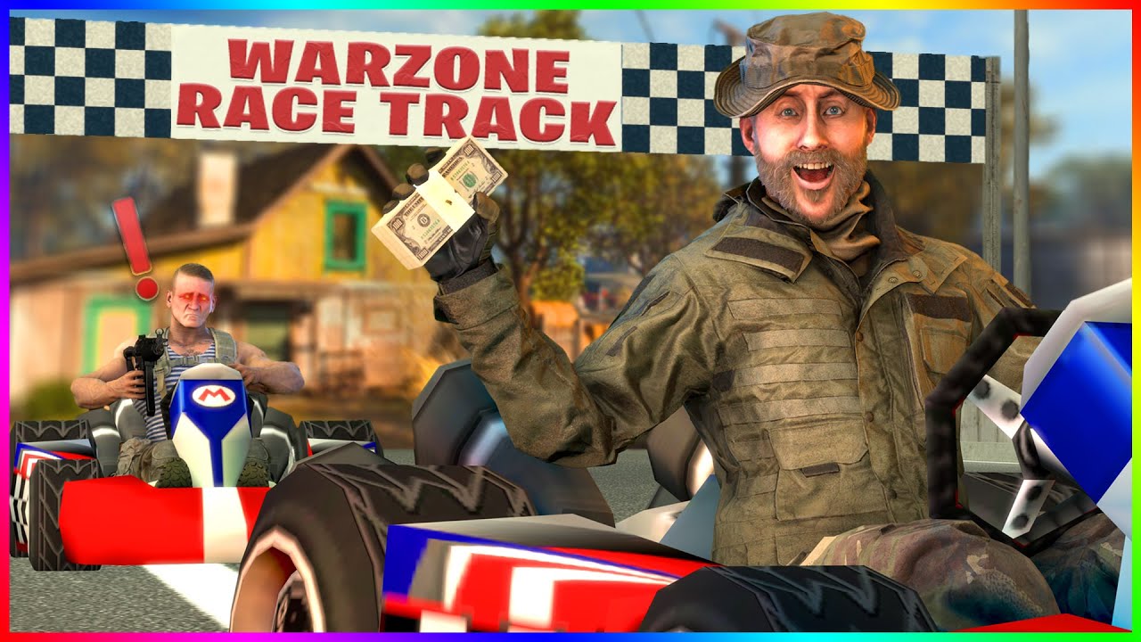 Starting a FRIENDLY Warzone Race Track (WHOLESOME MOMENTS)