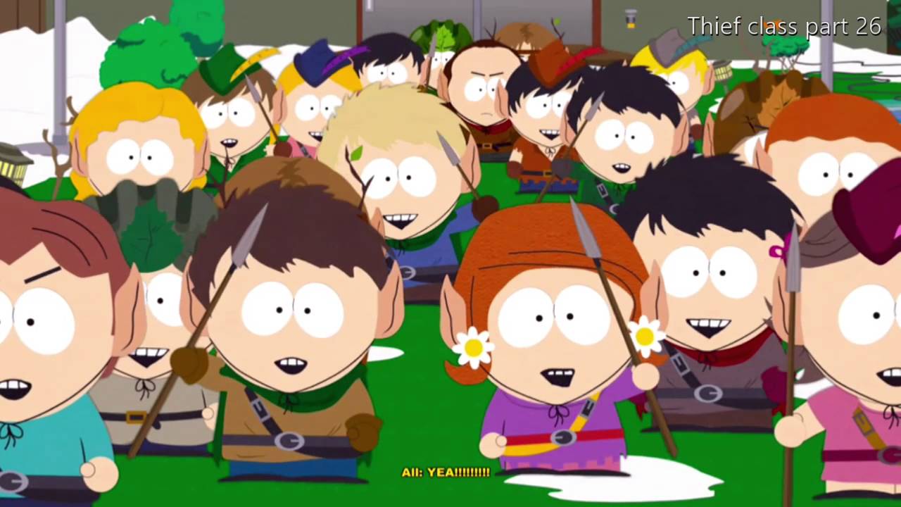South Park Stick of Truth part 26 Thief class (Battle at school)