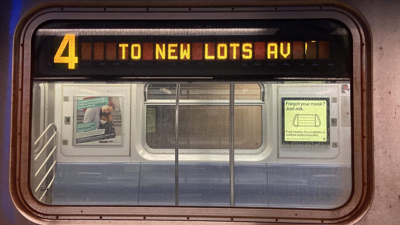 IRT Subway: R142A (4) Train Ride from Woodlawn to New Lots Avenue via Jerome Ave Express