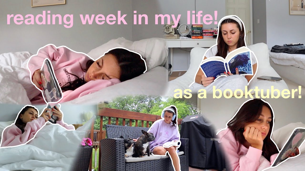 how much i realistically read in a week! | spoiler free reading vlog