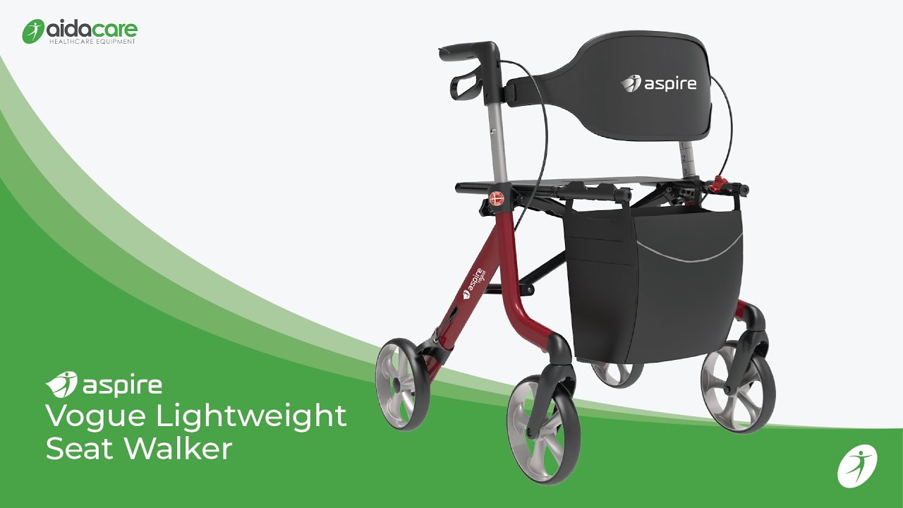Aspire Vogue Lightweight 2 Seat Walker | Product Spotlight