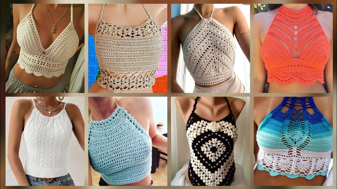 Most beautiful stylish crochet tops blouse design #2025