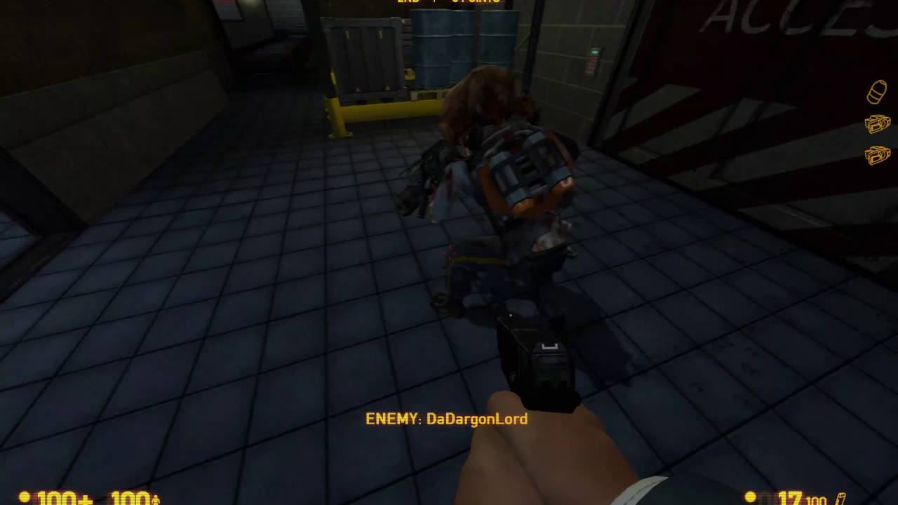 Black Mesa Multiplayer - Red crosshair uncalibrated