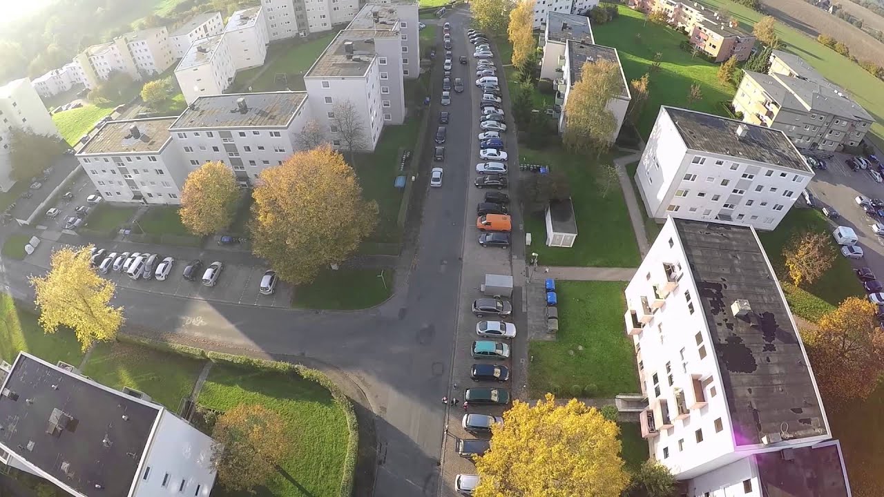 Flüg Über Detmold Herberhausen (Hakedahl). Полёт над Хакедалем.