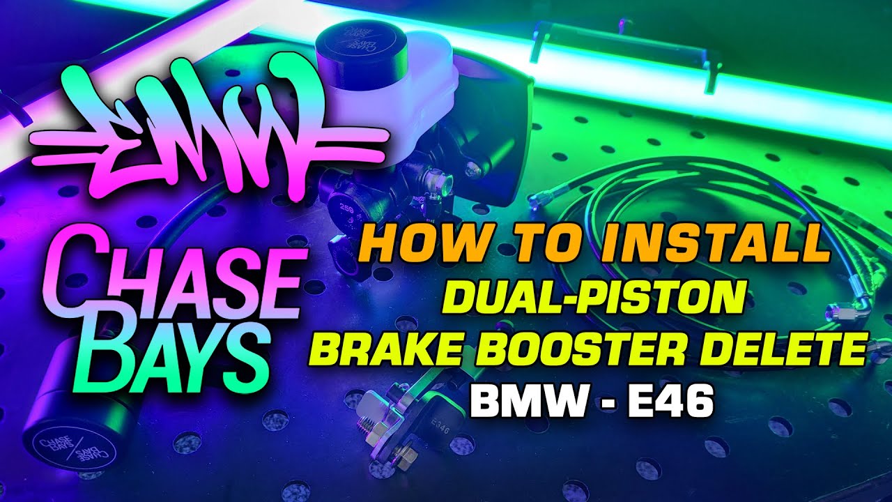 How to install Chase Bays Dual Piston Brake Booster Delete - BMW E46