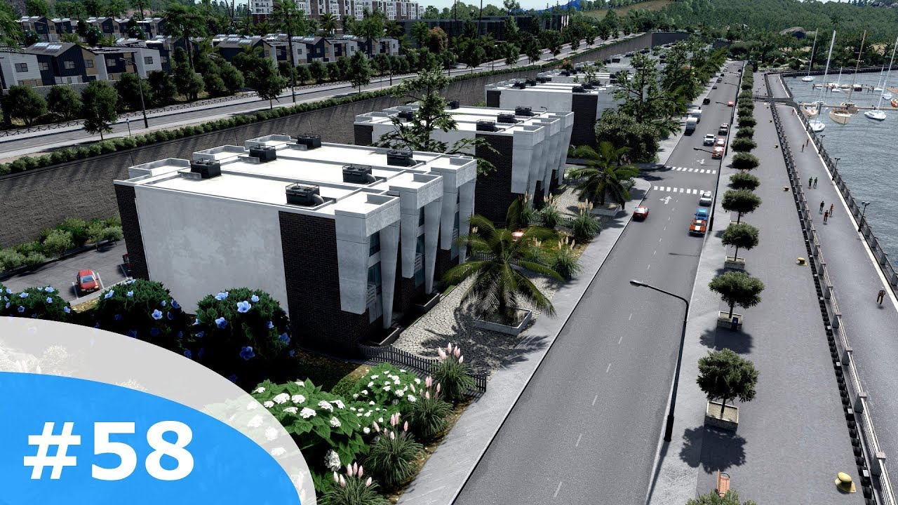 Cities Skylines - Littletown: 58 - They getting sea-side apartments...and a marina