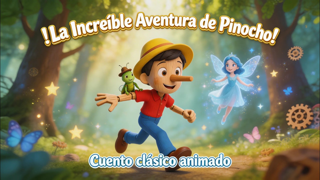 Pinocho | Cuentos Mágicos para Dormir 🌙