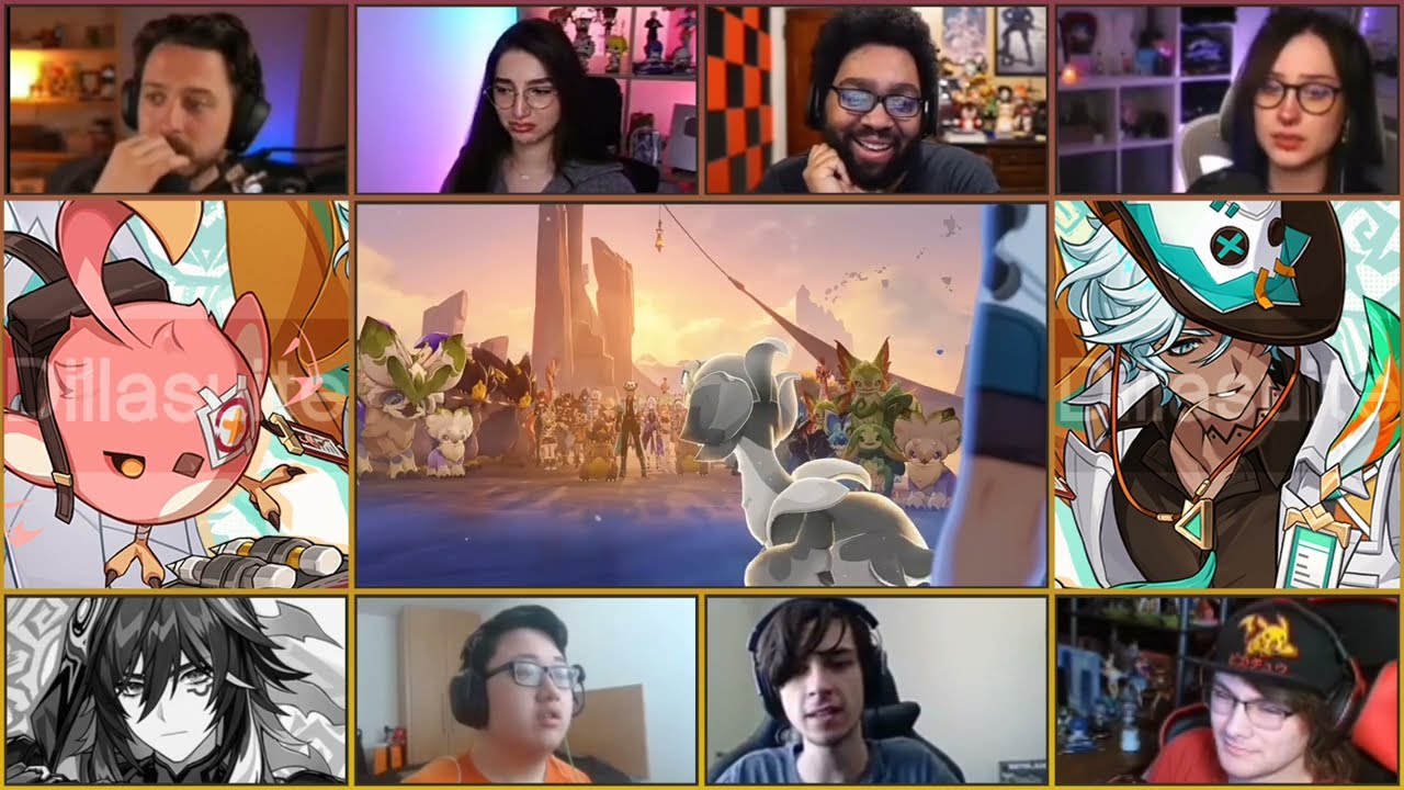 Natlan 5.5 Main Event Cutscene Reaction Mashup : 