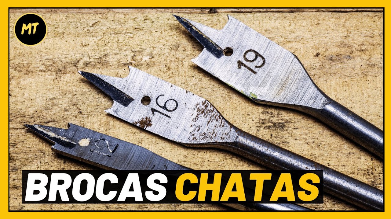 BROCAS CHATAS BARATAS, Vale a Pena? Brocas para Madeira! Dexter, MTX e Starfer.