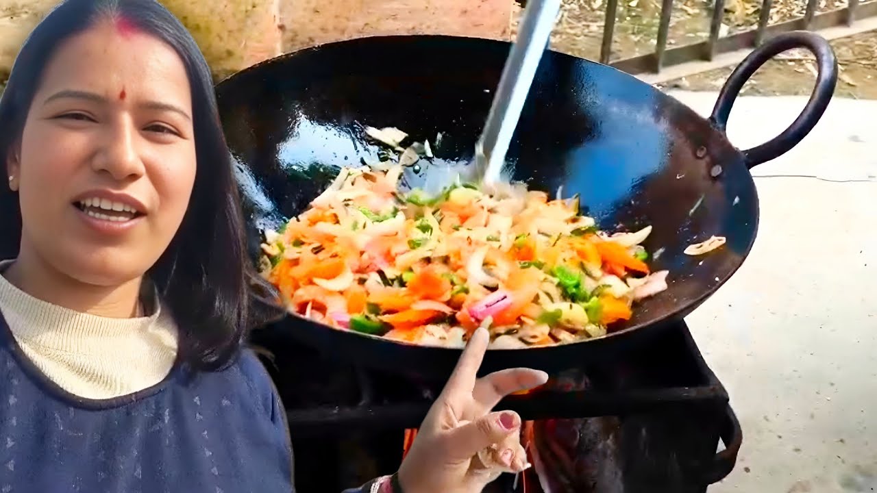 Yeh kya bna diya tasty tasty 🤤||my home town village|| pahadi lifestyle||