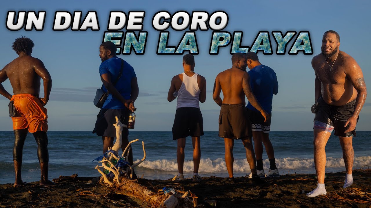 Vladdy Jr. Cocinando un moro de guandule con chivo en la desembocadura del río Nizao y la playa. 🏖️ 