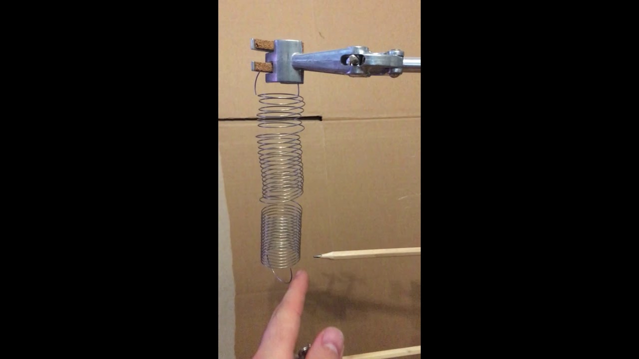 Mechanische Schwingungen 03 - Federpendel: Experiment