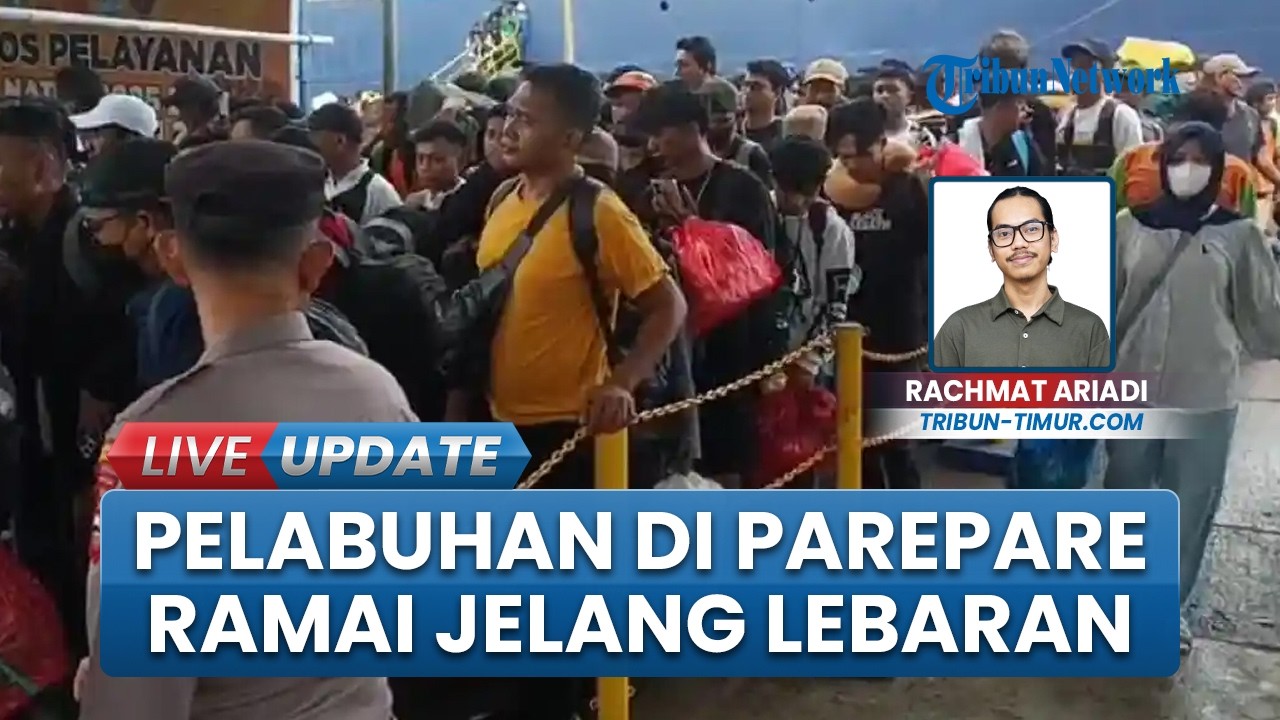 Penuh Sesak, Pemudik Padati Pelabuhan Nusantara Parepare H-7 Idul Fitri 2026