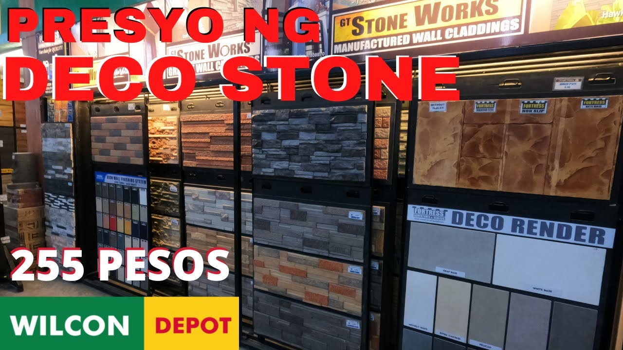 PRESYO NG DECO STONE sa WILCON DEPOT