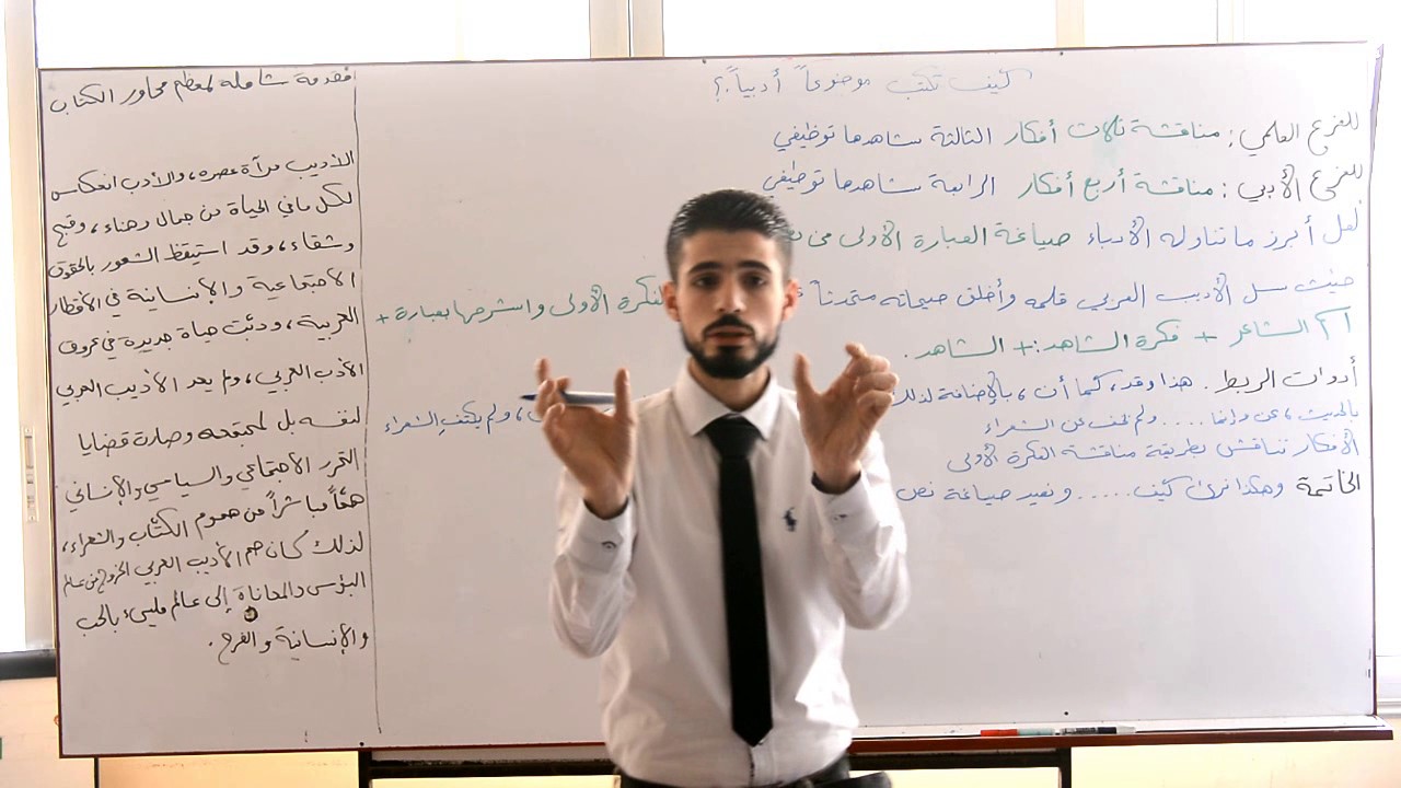 كتابة الموضوع الإجباري
