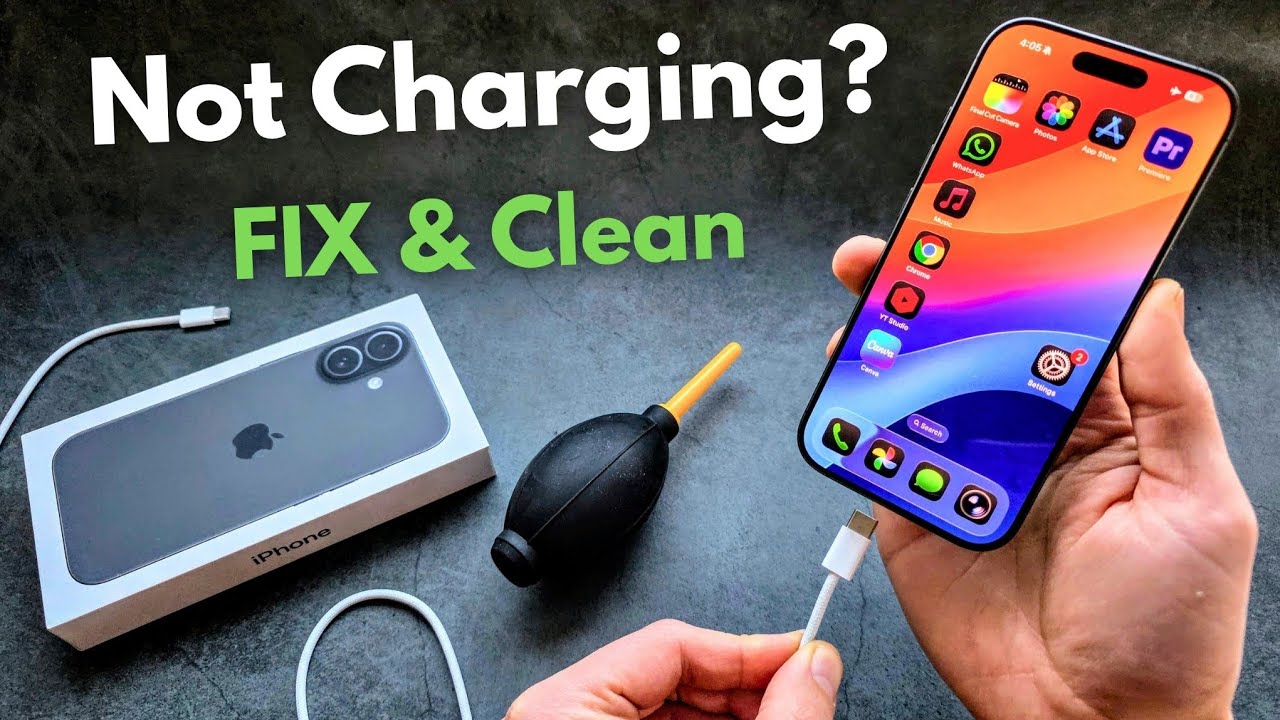 iPhone 17 Not Charging? How to FIX & Clean Type-C Port 