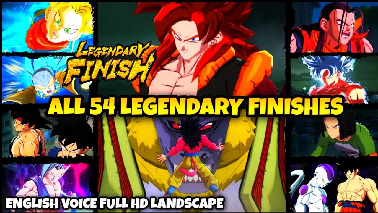 DRAGON BALL LEGENDS: ALL LEGENDS LIMITED - LEGENDARY FINISHES | HD LANDSCAPE / ALL 53 LF DB LEGENDS