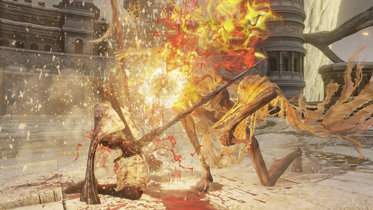 Midra, Lord of Frenzied Flame Vs NPC - Elden Ring