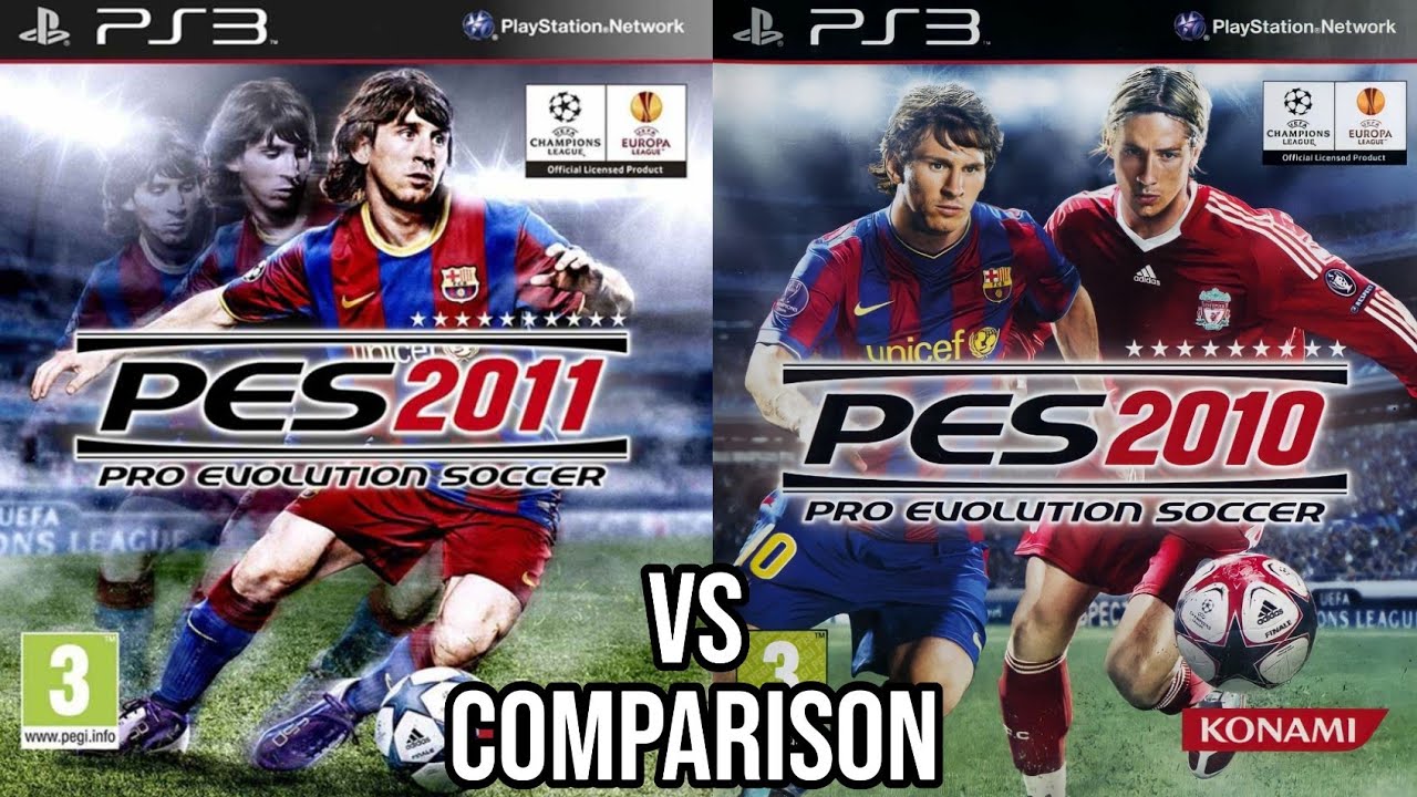 PES 2011 VS 2010 PS3