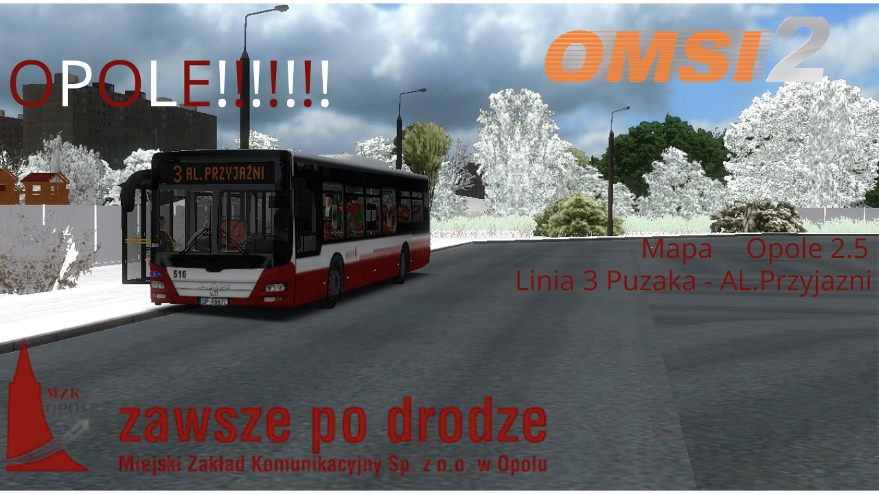 OMSI 2 | Opole 2.5 - Linia 3| MAN NL283 Lion's City
