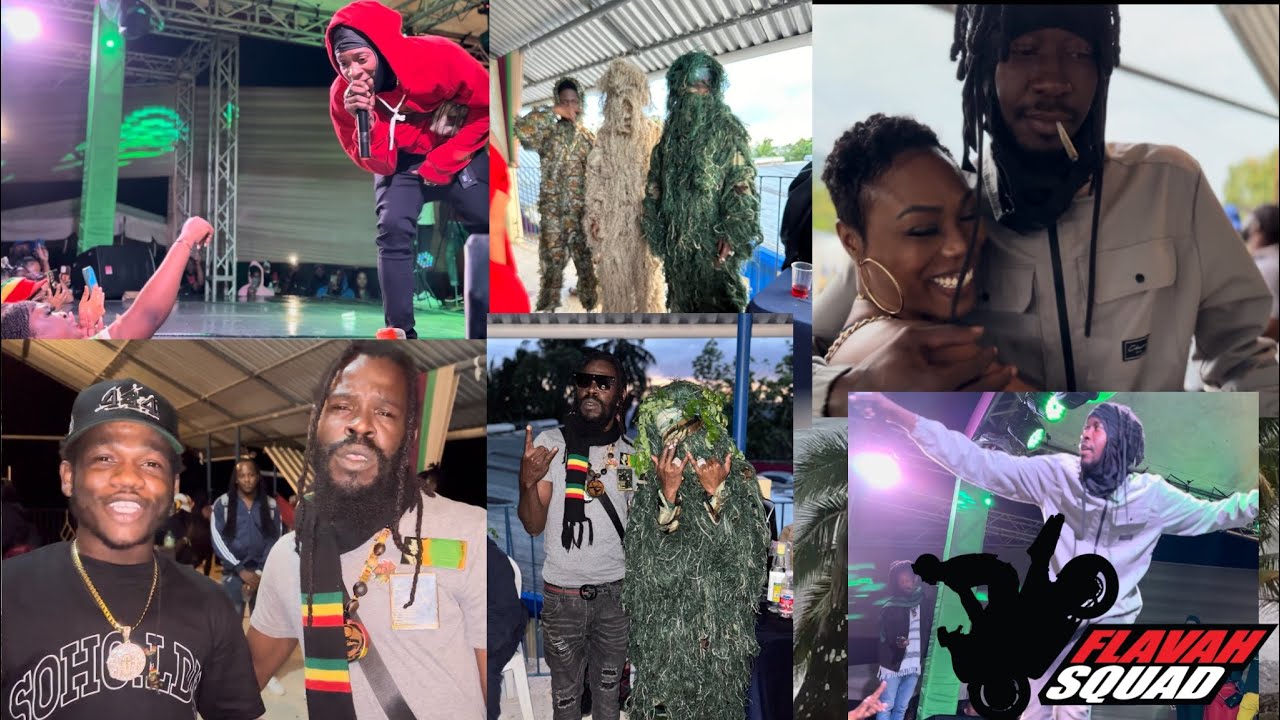 Popcaan ,shalam & friends  in ￼maroon town ￼stage show🌴🌴🌴🇯🇲🎤