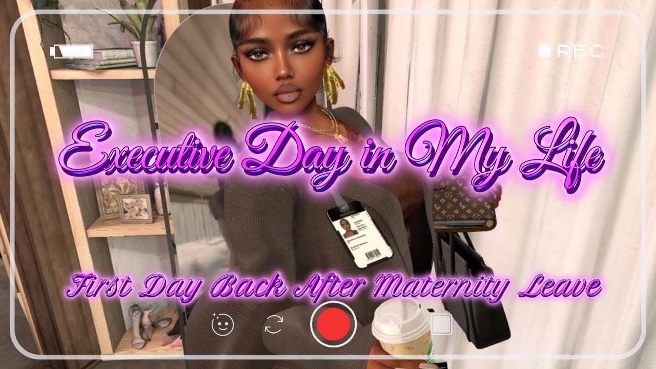 First Day Back to Work After Maternity Leave | Executive Day in My Life | Second Life Vlog