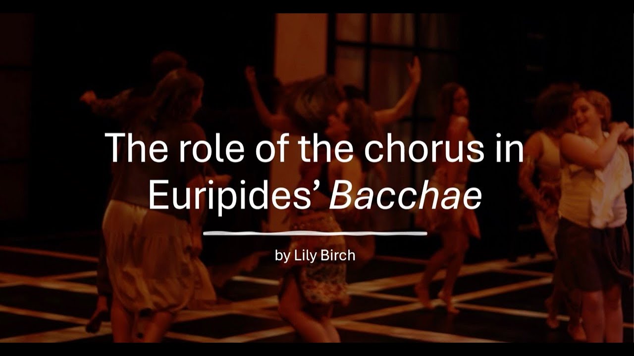 The chorus in Euripides' Bacchae
