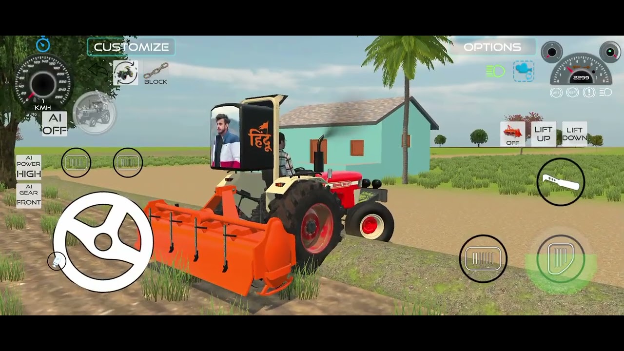 Swaraaj🚜tractor farming🎋🎋 rotawaiter driving games Indian 🇮🇳🇮🇳🇮🇳games 