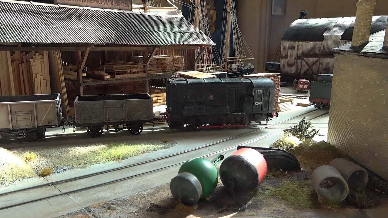'Cobbold's Wharf' S7 Gauge Model Railway