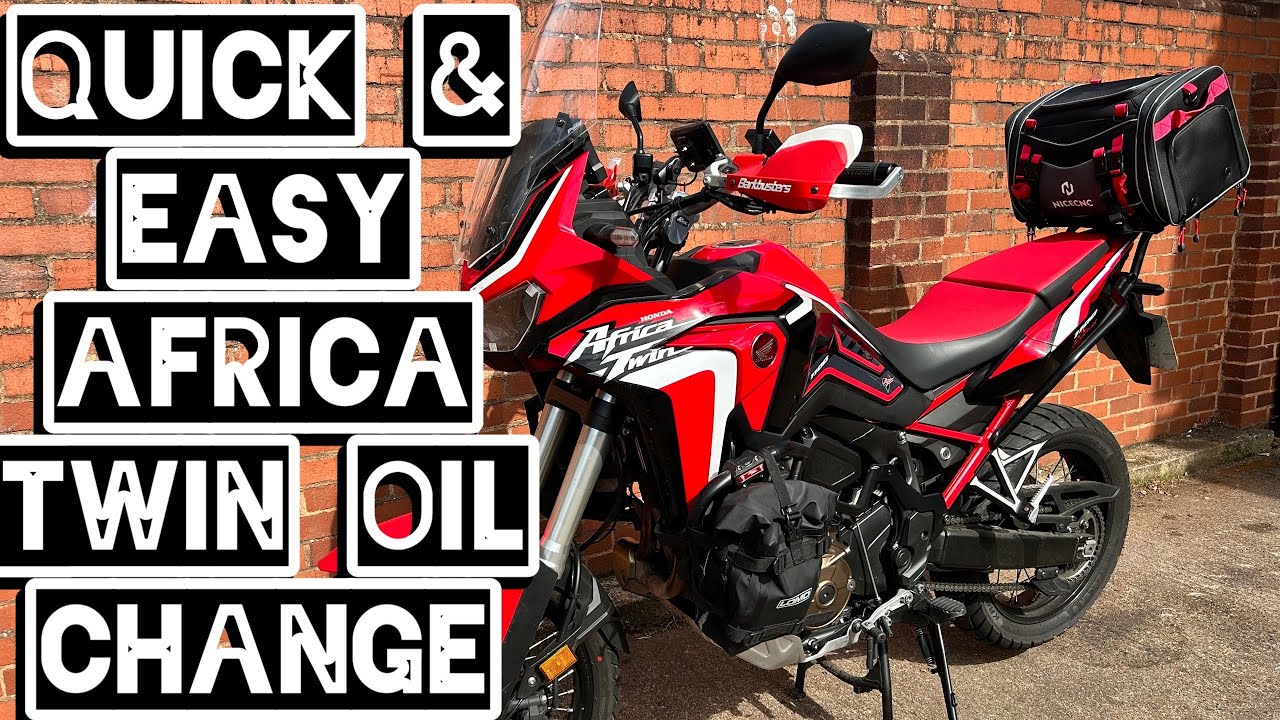 Honda Africa Twin CRF 1100 how to Oil Change | Quick & Easy