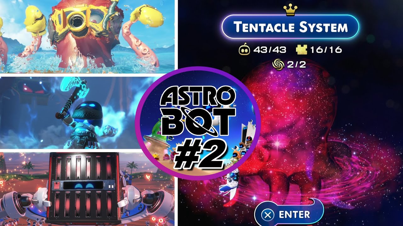 ASTRO BOT Gameplay Walkthrough #2 (Tentacle System)