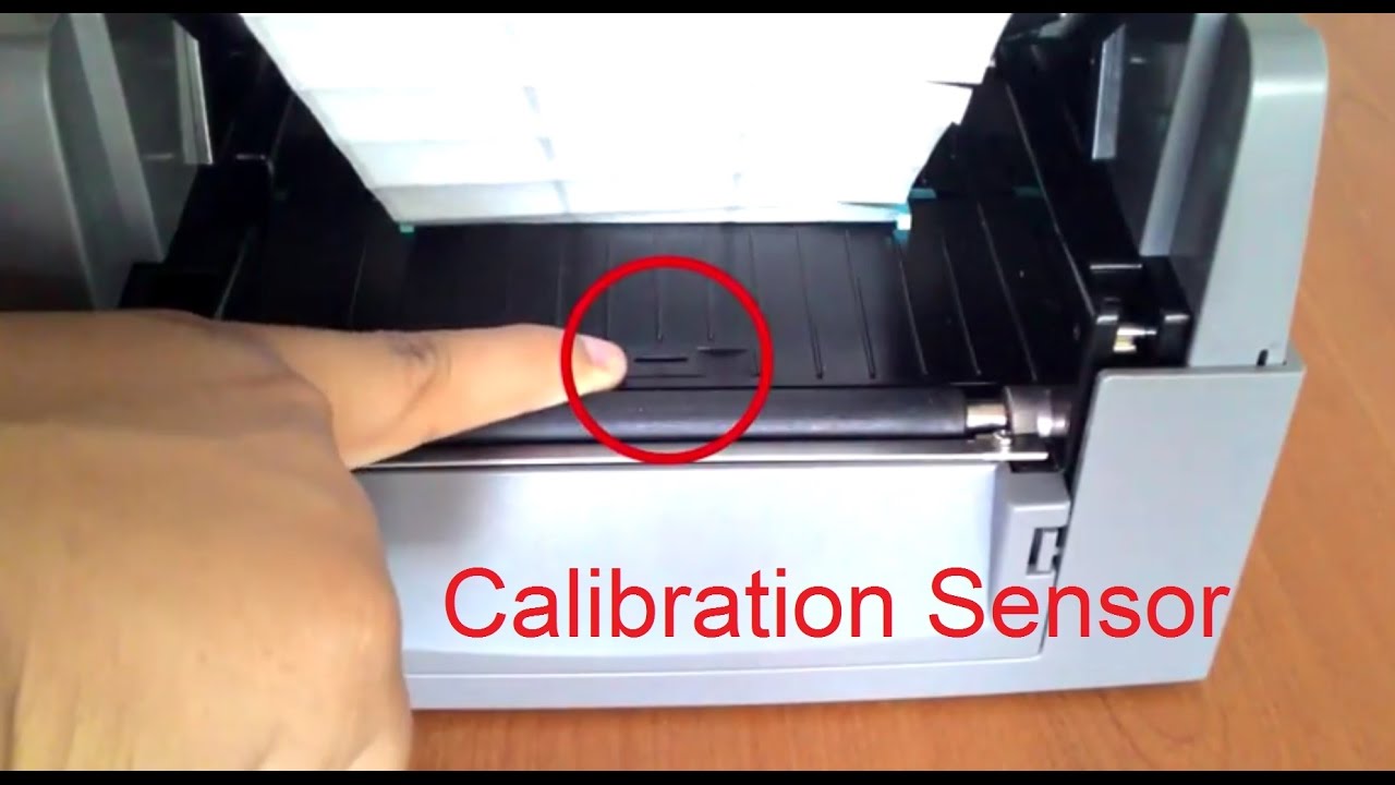 วิธี Calibation Sensor หรือ การปรับเซนเซอร์จับกระดาษ เครื่องพิมพ์บาร์โค๊ด GoDEX