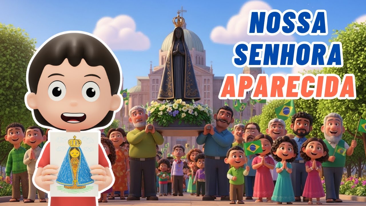 Nossa Senhora Aparecida explicado para as crianças | Catequese Infantil