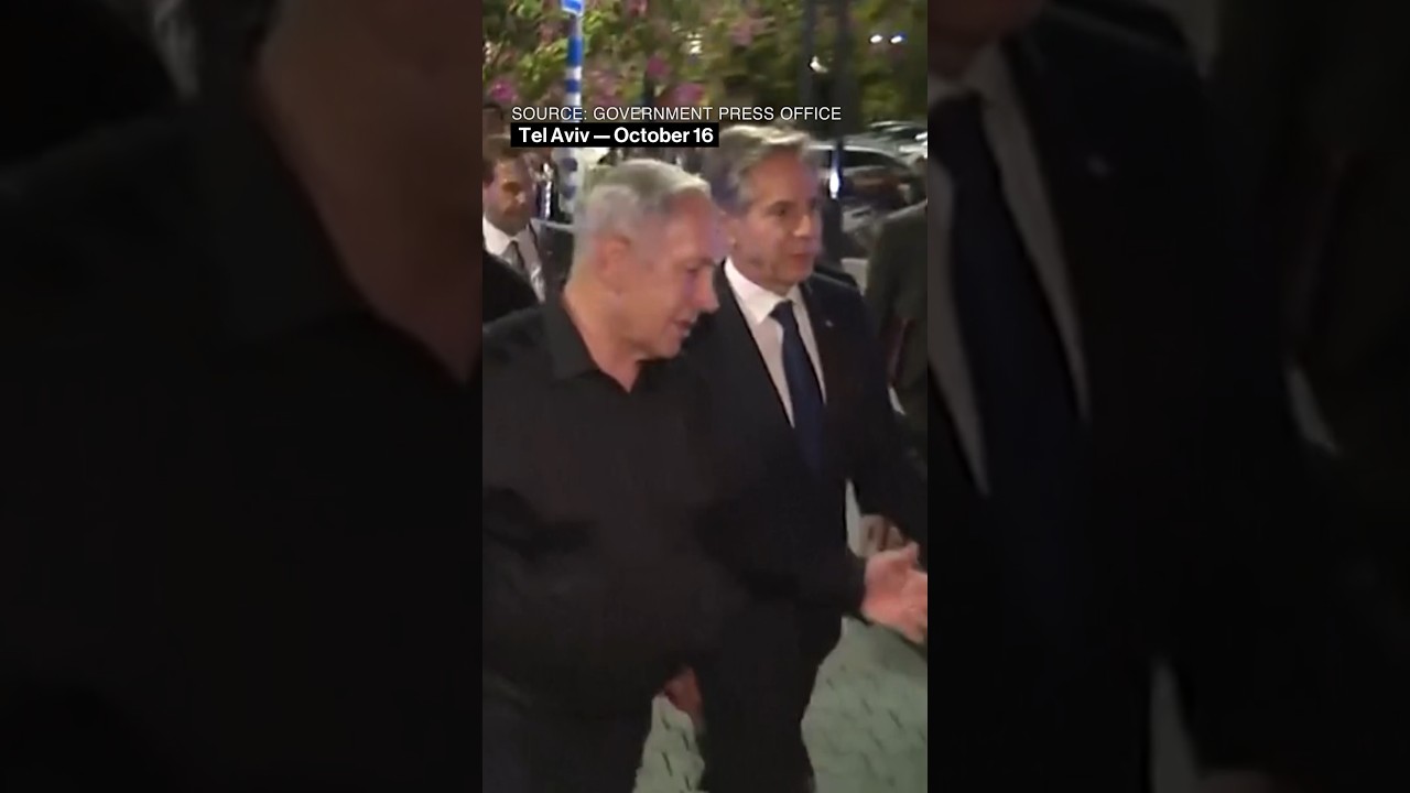 Israel's Netanyahu Meets Blinken in Tel Aviv