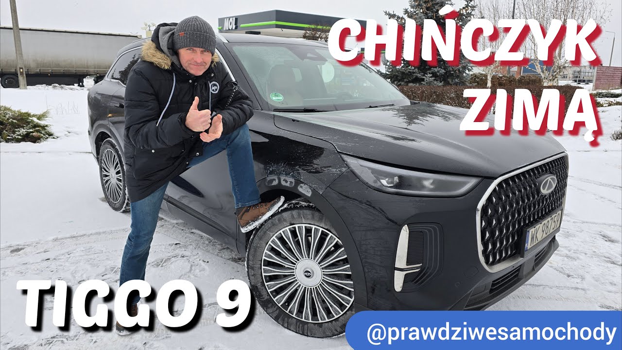 #TESTUJEMY: Chery Tiggo 9 PHEV – śnieg, spalanie i ładowanie w trasie @prawdziwesamochody