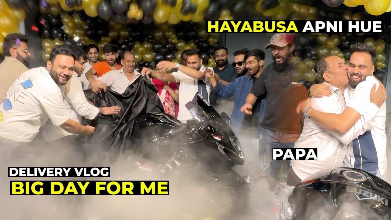 Apna Ek Or DREAM Poora ho Gaya😭❤️HAYABUSA DELIVERY VLOG ❤️MOST AWAITED VLOG😍