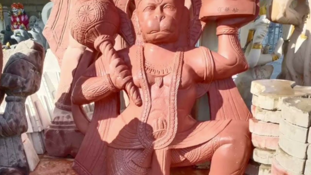 marble Hanuman Ji Murti 5 feet..9057296034