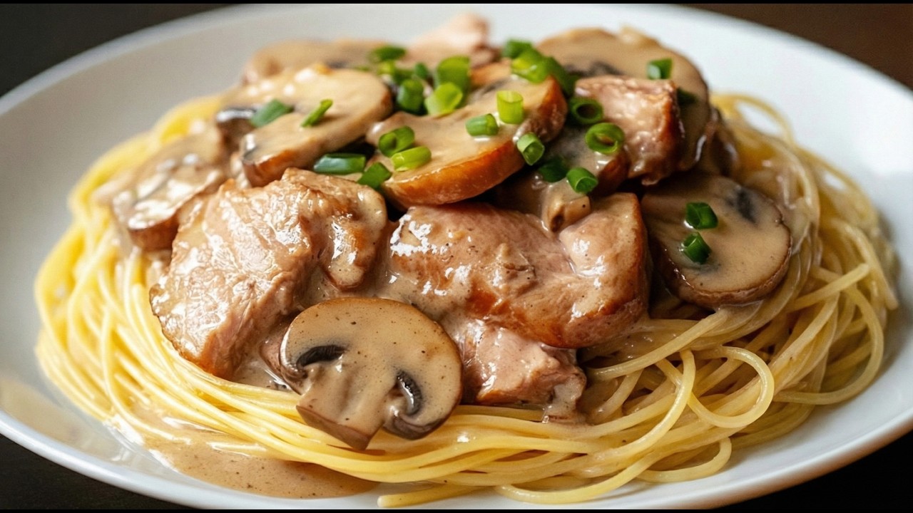 ❗️Этот кремовый рецепт свинины такой вкусный! Я узнал этот трюк в дорогом ресторане!