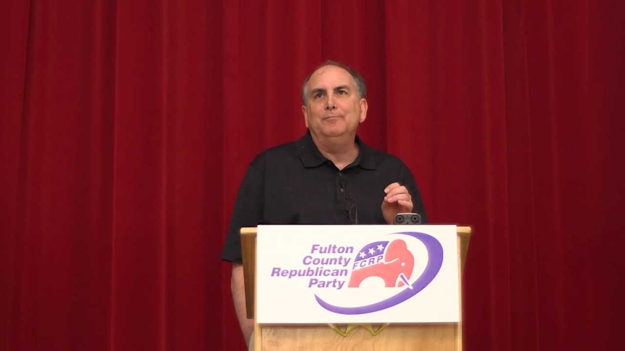 State Rep Edward Lindsey at Fulton GOP BBQ