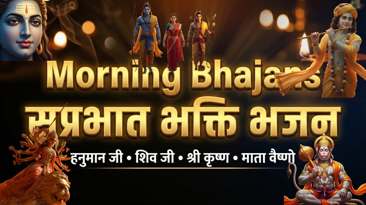🌅 सुप्रभात भजन || दिन की शुरुआत भक्ति के साथ | Morning Bhakti & Bhajan Songs  #song #bhajan