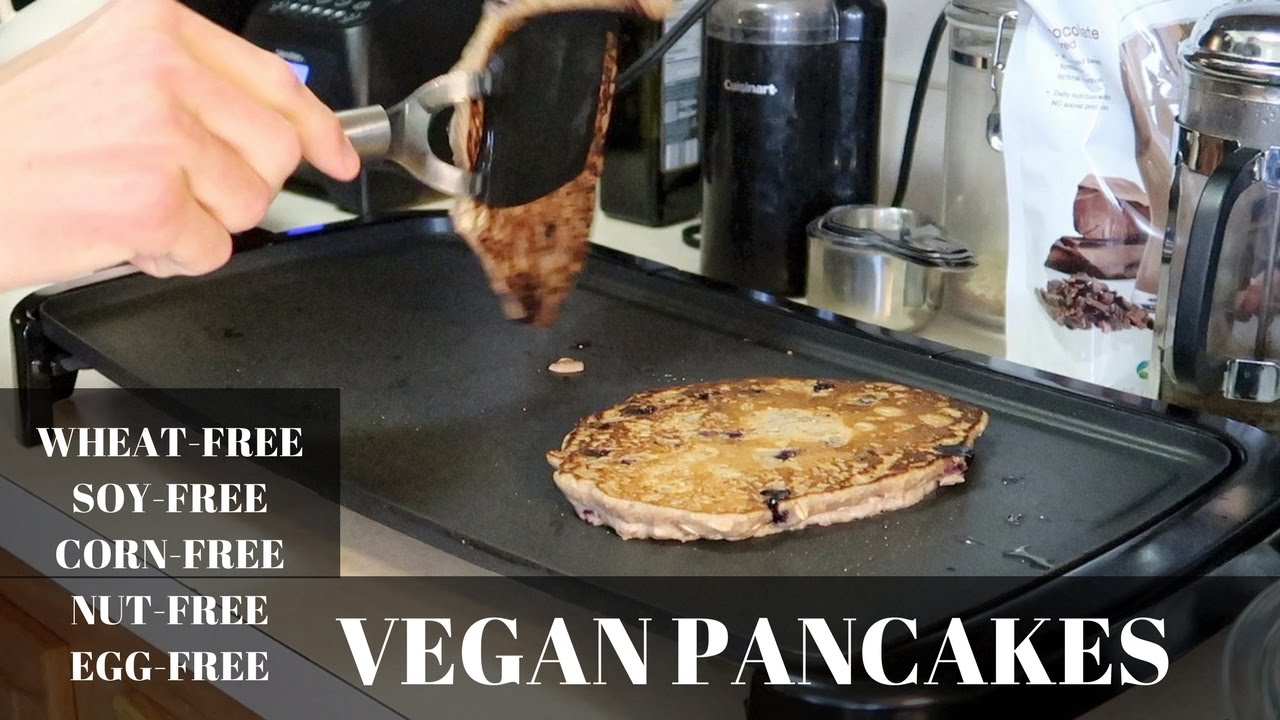 Vegan Wheat-free, Egg Free Pancakes.