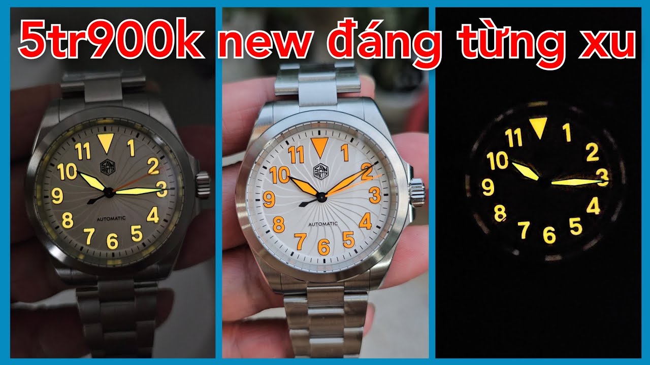 (Đã bay) 5tr900k thì đồng hồ Phi công nhà San Martin này đáng từng xu