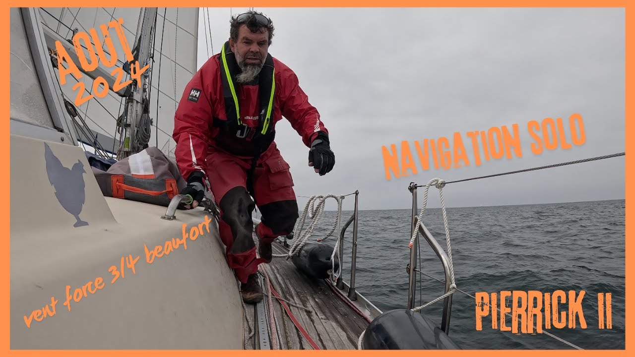 Navigation en Solitaire Vent de Nord-Est à 3/4 Beaufort | Aventure Marine en Conditions de Vent Fort